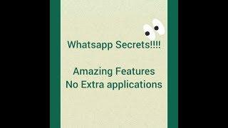 Whatsapp Secrets | Tips and Tricks | How to change Whatsapp font | Cool new Whatsapp tricks