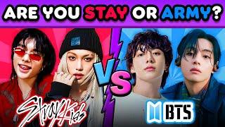 BTS vs STRAY KIDS: Are You an ARMY or STAY? ️ | KPOP QUIZ 2025