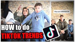 TEACHING my FAMILY how to do TIKTOK TRENDS | Tutorial | JamooTv