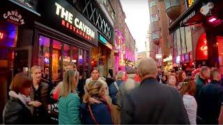 LIVERPOOL City Centre (SATURDAY EVENING) Walking Tour