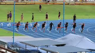 100m U18 Men Final, 2024 QLD Athletic Championships, QSAC 16 March 2024