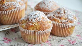 Яблочные маффины. Воздушные и очень нежные | Apple muffins. Airy and very gentle