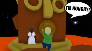 BALDI AND GRANNY NEEDS TO FEED HUNGRY DUM DUM TO ESCAPE in HUMAN FALL FLAT