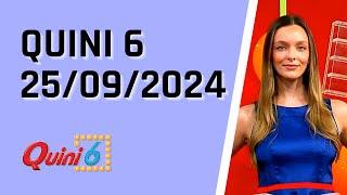 Quini 6 - Miércoles 25 de Septiembre de 2024 (25/09/2024) - Quini 6 en vivo - LotiMagic