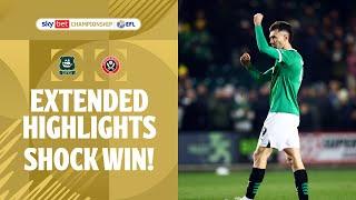LATE TURNAROUND! | Plymouth Argyle v Sheffield United extended highlights
