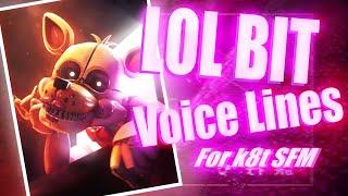 [FNAF/SFM] LOLBIT Voice Lines For @_k8tsfm_362