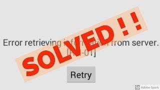 how to fix error retrieving information from server rh-01|google play