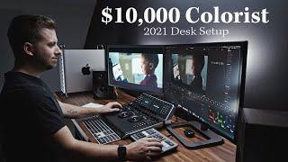 My 2021 Color Grading Desk Setup | DaVinci Resolve Mini Panel First Impressions