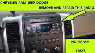 No Sound on FM/AM - Chrysler-Jeep-Ram-Dodge - Radio Repair