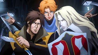 Alucard, Trevor & Sypha vs. Vampires and Night Creatures | Castlevania Season 4