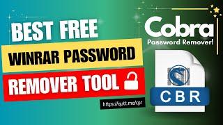 RAR Password Unlocker Free | Cobra Password Remover | Winrar Password Unlock  | PC / Mobile