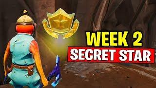 WEEK 2 SECRET BATTLE STAR LOCATION! Fortnite Season 10 - Secret Battle Star Week 2 | TamashaBera