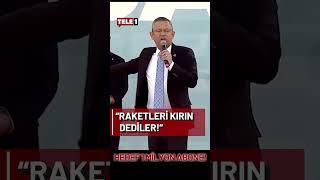 Özgür Özel MHP'li Ergün'ü ifşa etti: Ülkü ocaklarına gittiler bu raketleri kırın dediler