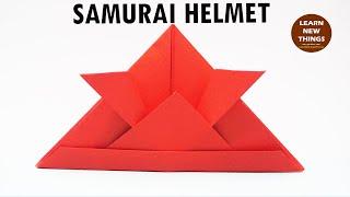 How to Make a Samurai Helmet | Easy Origami | Paper Craft For Beginners