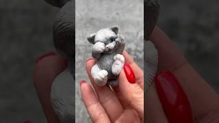 Cute Kitty  #saponellimolds #soap #soapmaking #shorts