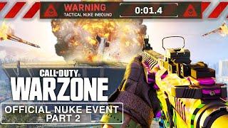 WARZONE NUKE EVENT PART 2 & NEW VERDANSK 1984 GAMEPLAY! (Warzone Live Event)