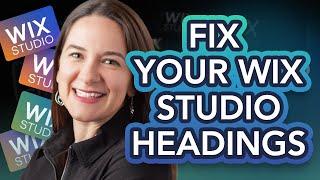 Fixing Heading Structure in Wix Studio – Full Walkthrough (Change HTML Tags Without Losing Style)