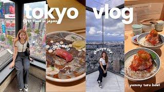 3 days in tokyo  shibuya sky, local food, shopping, aesthetic cafes, omakase 