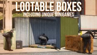 FiveM Script | Lootables Boxes [ESX, QBox, QBCore] | Lith Studios