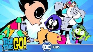 Teen Titans Go! | Starfire and Robin Kiss! | @dckids