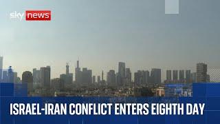 Israel-Iran conflict | Watch Sky News coverage and Israel skylines