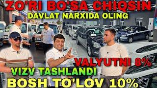 PREMIER AUTO CITY ZAVOD NARXIDA VALYUTNI 8% 12.VILOYATGA AVTO KRIDIT VA NAXTGA
