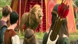 The white witch bows before Aslan-Chronicles of Narnia