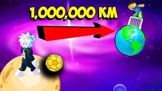 САМЫЙ МОЩНЫЙ УДАР НА 1,000,000 КИЛОМЕТРОВ! ROBLOX Goal Kick Simulator