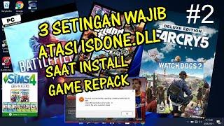 cara atasi isdone dll error unarc.dll game repack