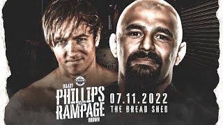 CATCH: Pro Wrestling Brady Phillips Vs Rampage Brown