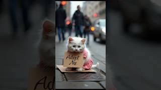 Kitten Lost Everyone She Ever Loved  #shorts #shortsfeed #viralshorts #ai #cat