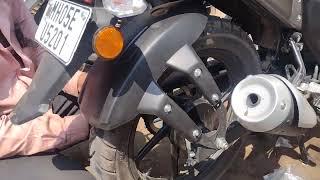 TVS raider rear tyre hugger. TVS raider water splash problem. UNIVERSAL TYRE HUGGER FOR ALL BIKES