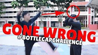 #BOTTLECAPCHALLENGE GONE WRONG