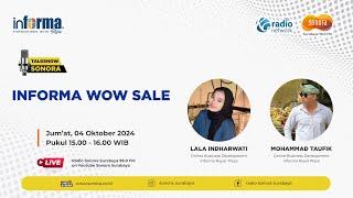 INFORMA WOW SALE | OKTOBER 2024 [Diskon 50 % + Bunga 0,99 % + Cashback]