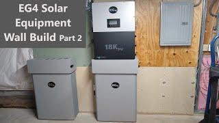 Solar Equipment Wall | Part2 Wallboard and Load Panel Placement | Man About Home