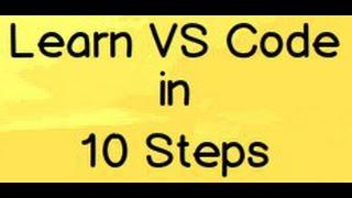 VS Code for Beginners | VS Code Step By Step | Visual Studio Code C#