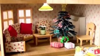 Обзор Sylvanian families city house with lights Домик с мебелью!