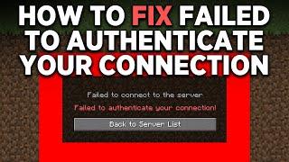 How to fix failed to authenticate your connection Minecraft Hypixel!