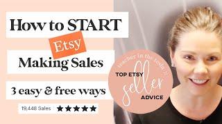 How to START MAKING SALES on Etsy (NOW) | BOOST Etsy Sales & MAKE MORE ETSY SALES FAST!