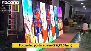 Focono LED Poster Display Screen C25i