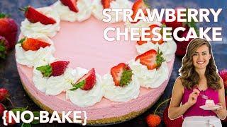 Easy No-Bake Strawberry Cheesecake Recipe