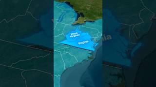 Why Does the USA Have Two Virginias?  Virginia vs West Virginia 