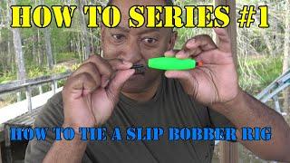 How to tie a slip-bobber for crappie. Eps#35 #crappiefishing2020 #spawningcrappie  #hooklegends