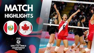 PERU   CANADA| Highlights | Girls’ U17 World Championship 2024