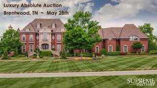 Brentwood Tennessee Mansion For Sale [12,874 Sq Ft]