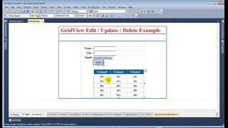 Gridview insert update delete in asp.net c#