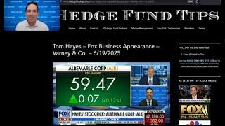 Hedge Fund Tips with Tom Hayes - VideoCast - Episode 296 - June 19, 2025