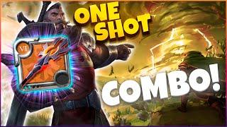 Firestorm One-shot COMBO! Solo Blazing Staff in Albion Online