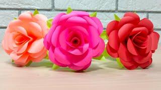 Қағаздан гүл жасау. РАУШАНГҮЛЦветы из бумаги.Оригами  Розы Flowers diy paper. Beautiful Paper Rose