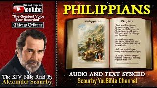 50 | Book of Philippians | Read by Alexander Scourby | AUDIO & TEXT | FREE on YouTube | GOD IS LOVE!